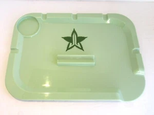 Jeffree Star Cosmetics Mint Green Rolling Tray Star Logo Cutouts (no scraper) - Picture 1 of 5
