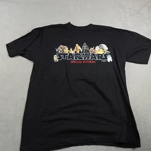 Vintage Star Wars T Shirt Mens XL Black The Trilogy Special Edition 1997 Pyramid - Picture 1 of 19