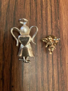 LOT OF TWO  ( 2 ) ANGEL PINS - Picture 1 of 1