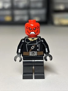 LEGO Minifigure Red Skull Dark Brown Belt sh107 Marvel Super Heroes - Picture 1 of 2