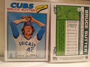 2011 Topps 60 Years Of Topps ORIGINAL BACK 60YOT26 Bruce Sutter Chicago Cubs HOF