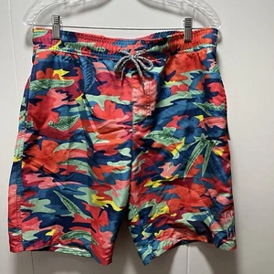 Costume da bagno NEFF Board corto uomo taglia media rosso floreale tropicale NUOVO - Foto 1 di 6