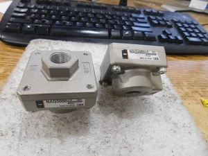 Lot of SMC Model:  NAQ3000 Exhaust Valves.  Qty. 2,  Unused Spares Inventory. - Picture 1 of 2