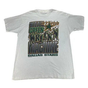 Camisa De Colección Salem Dallas Stars Mean Green Wreck’n Machine Talla XL Puntada Única Rara - Imagen 1 de 11