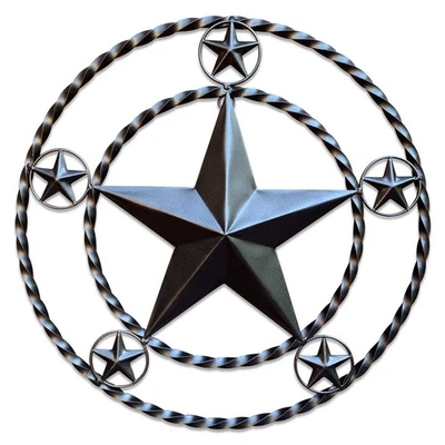 Metal Wall Star Home Decor - Heavy Duty Iron Metal Stars for Outdoor, Large T... - Image 1 of 4