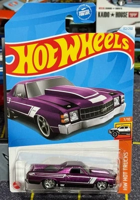 Chevrolet El Camino 2024 Super Treasure Hunt STH Hot Wheels '71 con protector Foto 1 de 3