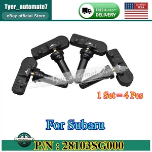 Set of 4PCS TPMS Tire Air Pressure Sensors 28103SG000 28103AJ00A for Subaru WRX - Picture 1 of 12