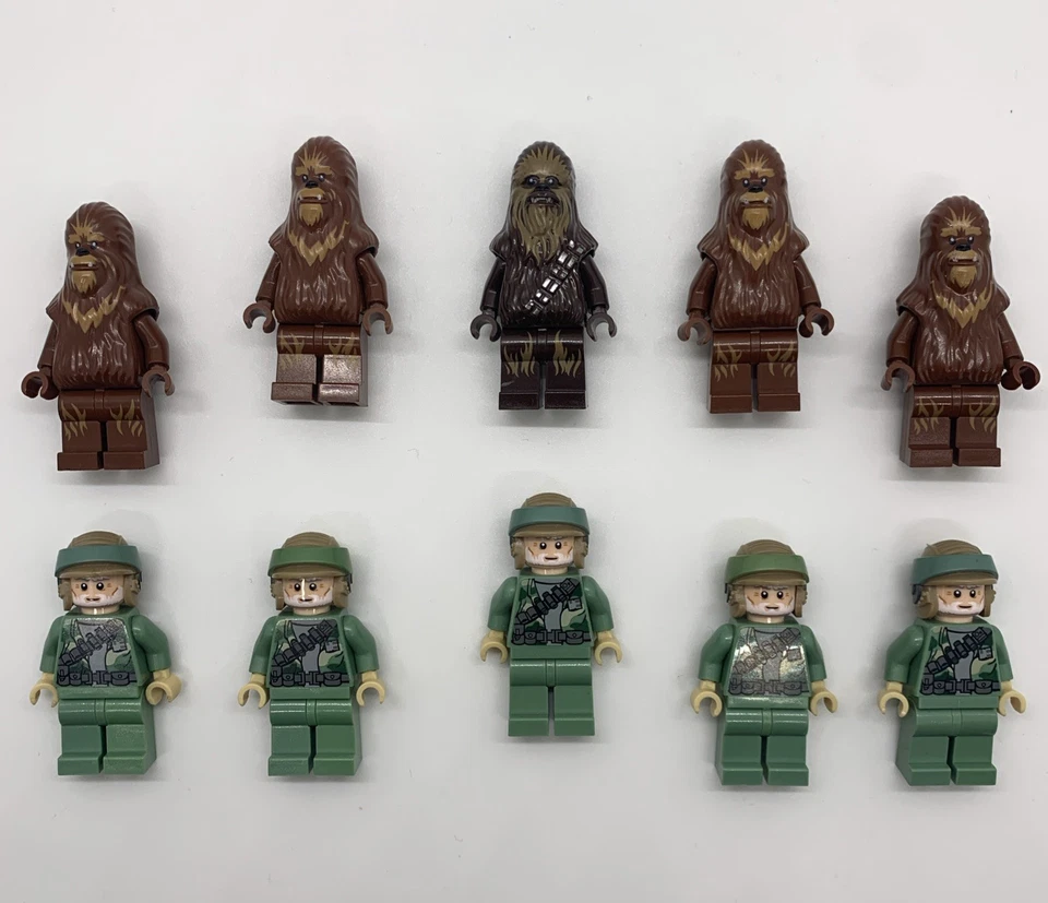 LEGO Star Wars Minifigure Lot Endor Rebels Wookiee Chewbacca Excellent - Image 1 of 3