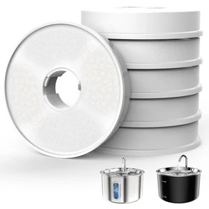 Filtro de fuente de agua para gatos, paquete de 6 filtros de repuesto para agua para mascotas 3L/101 oz... - Imagen 1 de 6