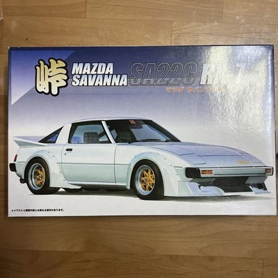 Modellino auto Fujimi Mazda RX7 SA22C scala 124 fuori stampa usato raro - Immagine 1 di 4