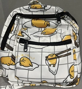 RARO Gudetama Anime Huevo Perezoso Mini Tela Viaje Mochila Bolso Cartera - Imagen 1 de 3