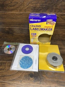 Memorex CD DVD Expert Labelmaker Labels DJ Mixstation Software PC + Blank Discs - Picture 1 of 13