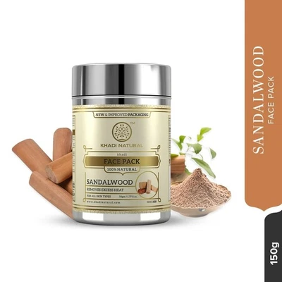 Травяной сандаловый набор для лица Khadi, 50 г - Изображение 1 из 4
