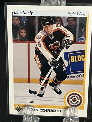 CAM NEELY----1990-91 UPPER DECK---ALL-STAR----BOSTON BRUINS----FREE SHIPPING - Image 1 of 2