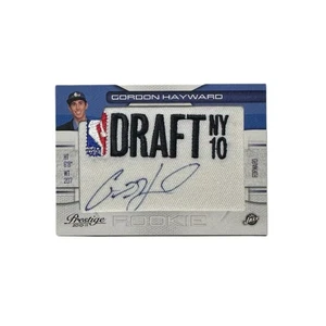 2010-11 Panini Prestige Gordon Hayward NBA Draft Class Draft Logo Auto #/299 - Picture 1 of 2