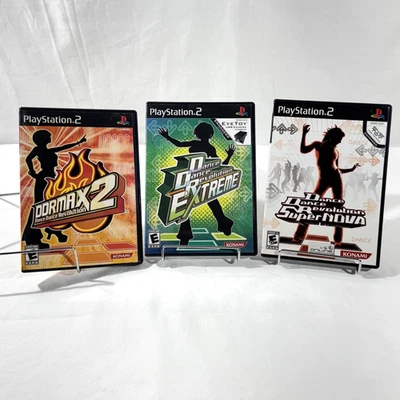 Dance Dance Revolution PS2 Bundle - Extreme, Supernova, MAX2 - CIB Pre-Owned - Image 1 of 4