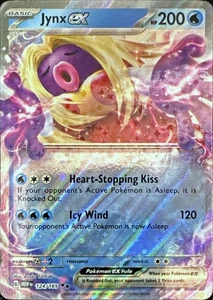 Pokemon TCG Jynx ex - 124/165 SV: Scarlet & Violet 151 Double Rare - Picture 1 of 1