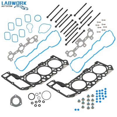 For Dodge Durango Dakota Jeep Grand Cherokee 2005-12 3.7L Head Gasket Bolts Set - Imagem 1 de 4