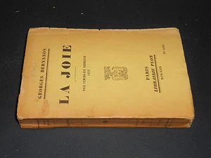 Georges BernanosLA JOIE 1929 Librairie Plon Paris - Picture 1 of 1