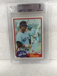 1981 Topps Carl Yastrzemski, BGS 9.0 , Beautiful 