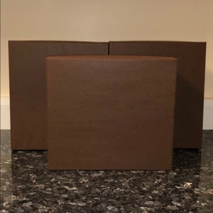 Confezione 3 Scatole Regalo Marrone Grandi Nuove - Foto 1 di 6