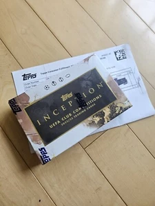 2022-23 Topps Inception caja de hobby de fútbol exclusiva en línea para competiciones de clubes de la UEFA - Imagen 1 de 2
