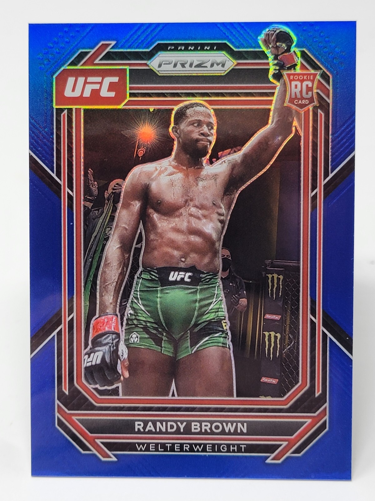 2023 Panini Prizm UFC RANDY BROWN RC ROOKIE #106 BLUE PRIZM #/175