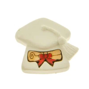 ETM ETM Gesso Cappello Laurea Bomboniera 3 Cm 12 Pz - Imagen 1 de 1