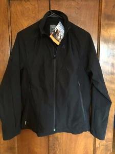 RARE Icebreaker NWT Women's M Black Coat jacket Merino Wool faced Lining NEW - Picture 1 of 12