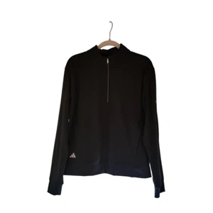 Adidas Ultimate365 Half Zip Layering Top Womens Medium Black CUSTOM DESC NWT $85 - Picture 1 of 7