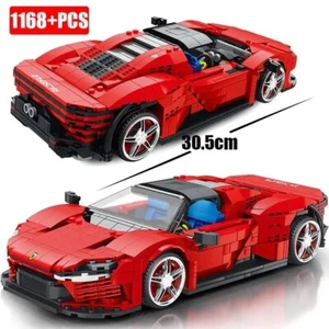2022 Ferrari Daytona SP3 MOC Technical Car Racing Vehicle Supercar DIY Building - Picture 1 of 7