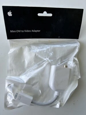 Apple Mini-DVI to Video Adapter / Mini-DVI to S-Video/Composite M9319G/A - Image 1 of 3