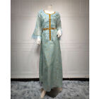 Dubai Turkey Muslim Abaya Kaftan Caftan Long Sleeve Maxi Dress Islamic Ramadan