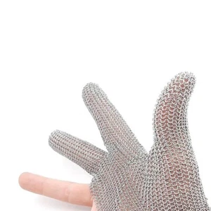3 Fingers Original Steel Knitted Gloves Xl (Orange) - Picture 1 of 2