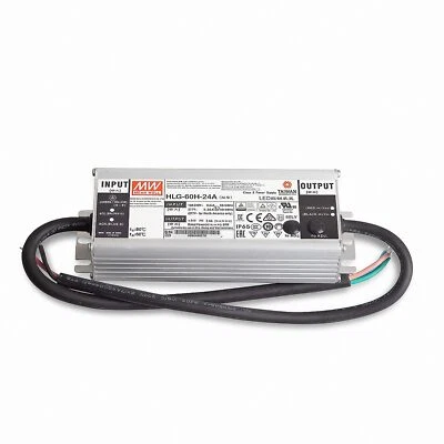 MEANWELL Mean Well HLG-60H-24A SNT 24V/DC/0-2,5A/60W IP65