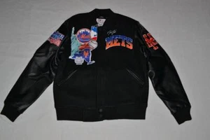 PRO STANDARD Men's NEW YORK METS WORLD SERIES 1986 Varsity Jacket NEW ALL SIZES - Picture 1 of 4