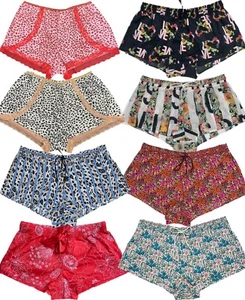 Pantalones Cortos para Dormir Victorias Secret Pantalones de Pijama Estampado Múltiple PJ Nuevo - Imagen 1 de 7