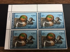 US RW46PB Of 4 Federal Duck Stamp - mint never hinged - very nice 1979 stamp - Picture 1 of 2