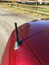 4 inch " Short Black Aluminum Antenna Mast AM/FM for MAZDA MX-5 MIATA 2006-2023