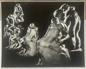 Original BERNARD HOFFMAN The Kiss - Auguste Rodin Sculpture PHOTO -Life Magazine - Picture 1 of 12