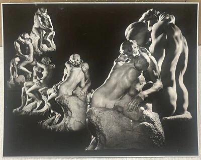 Original BERNARD HOFFMAN El Beso - FOTO ESCULTURA AUGUSTE RODIN - Revista Life Foto 1 de 4