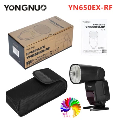 Luz flash para cámara YONGNUO YN650EX-RF TTL sincronización de alta velocidad para Canon 7D 60D 600D Foto 1 de 4