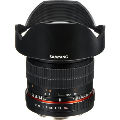 Samyang SY14M-C 14mm F2.8 IF ED Super Wide Angle Lens for Canon EOS - Image 1 of 3