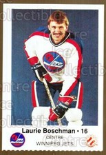 1984-85 Winnipeg Jets Police #4 Laurie Boschman