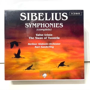 Sibelius Symphonies 5 CD Music Album Complete Collection + Symphonic Poems - Foto 1 di 3