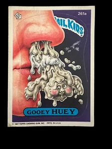 1987 Garbage Pail Kids Series 7 GOOEY HUEY 261a GPK Sticker  - Picture 1 of 1