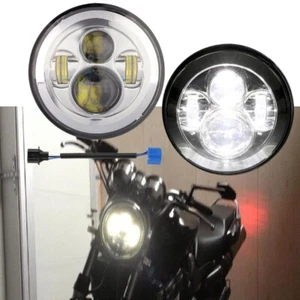 7" LED Projector Headlight For Harley Electra/Street Glide/Road King - Foto 1 di 12