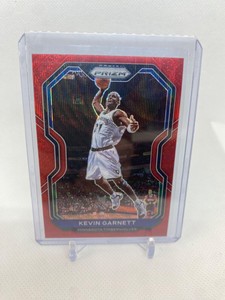 2020-21 Panini Prizm Red Wave Prizm Kevin Garnett MIN Timberwolves #187