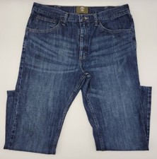 Timberland Jeans Classic Fit Straight Leg Blue Denim Mens Size 35x30 #C252