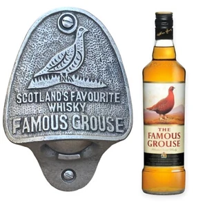 Famous Grouse Whiskey Wandmontage Bier Bar Flaschenöffner *hochwertig* - Bild 1 von 1